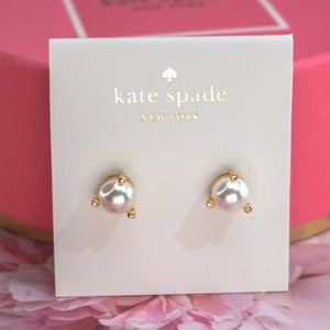 Kate Spade Rise and Shine Pearl Stud Earrings